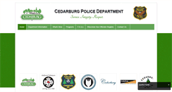 Desktop Screenshot of cedarburgpolice.com
